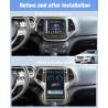Buy cheap 14.4 Inch Android Screen Car radio For 2016-2019 Jeep Grand Cherokee 128G Navigation GPS Multimedia Player Carplay 4G from wholesalers