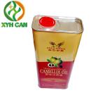 Olive Oil Tin Can Professional Square Size of 3L Eco-Friendly Empty Tin