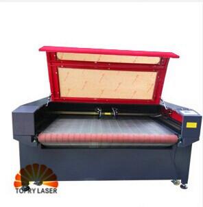 Label Logo Trademark Camera Laser Cutting Machine with Auto Feeding Device