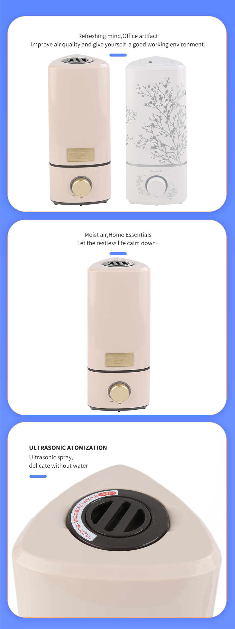 Big Capacity 2.8L Cool Mist Electric Aroma Diffuser Touch Panel Control