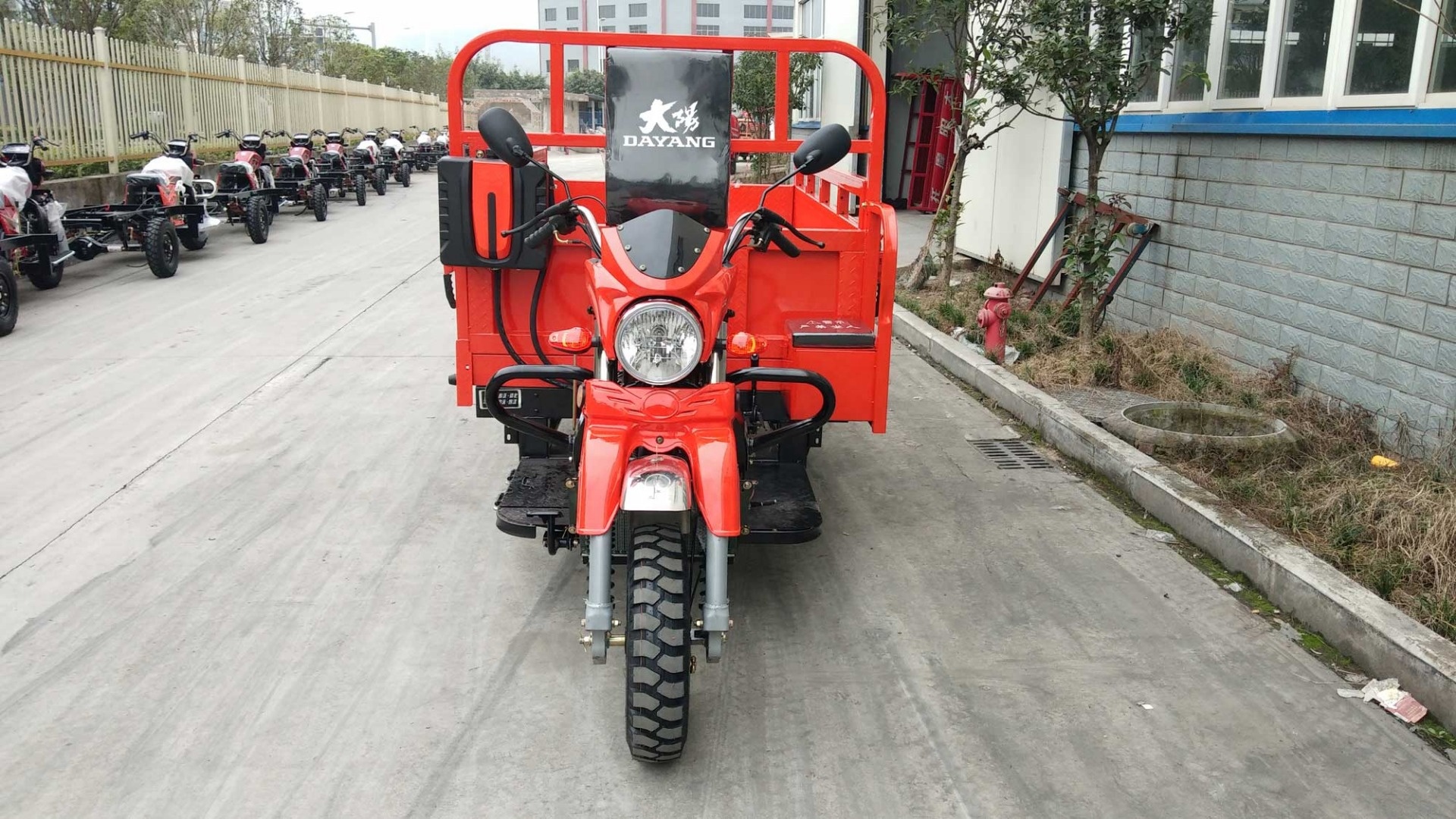 250cc Chinese 3 Wheeler Luxury Carriage Motorized Cargo Tricycle with Open Body Type