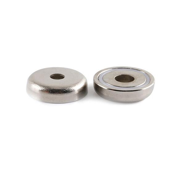 Buy cheap Axial Countersunk Neodymium Eyebolt Magnet With Nickel Coating from wholesalers