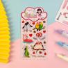 Buy cheap Heat Preservation Cute Bunny Stickers Traceless Clear Vinyl Stickers from wholesalers
