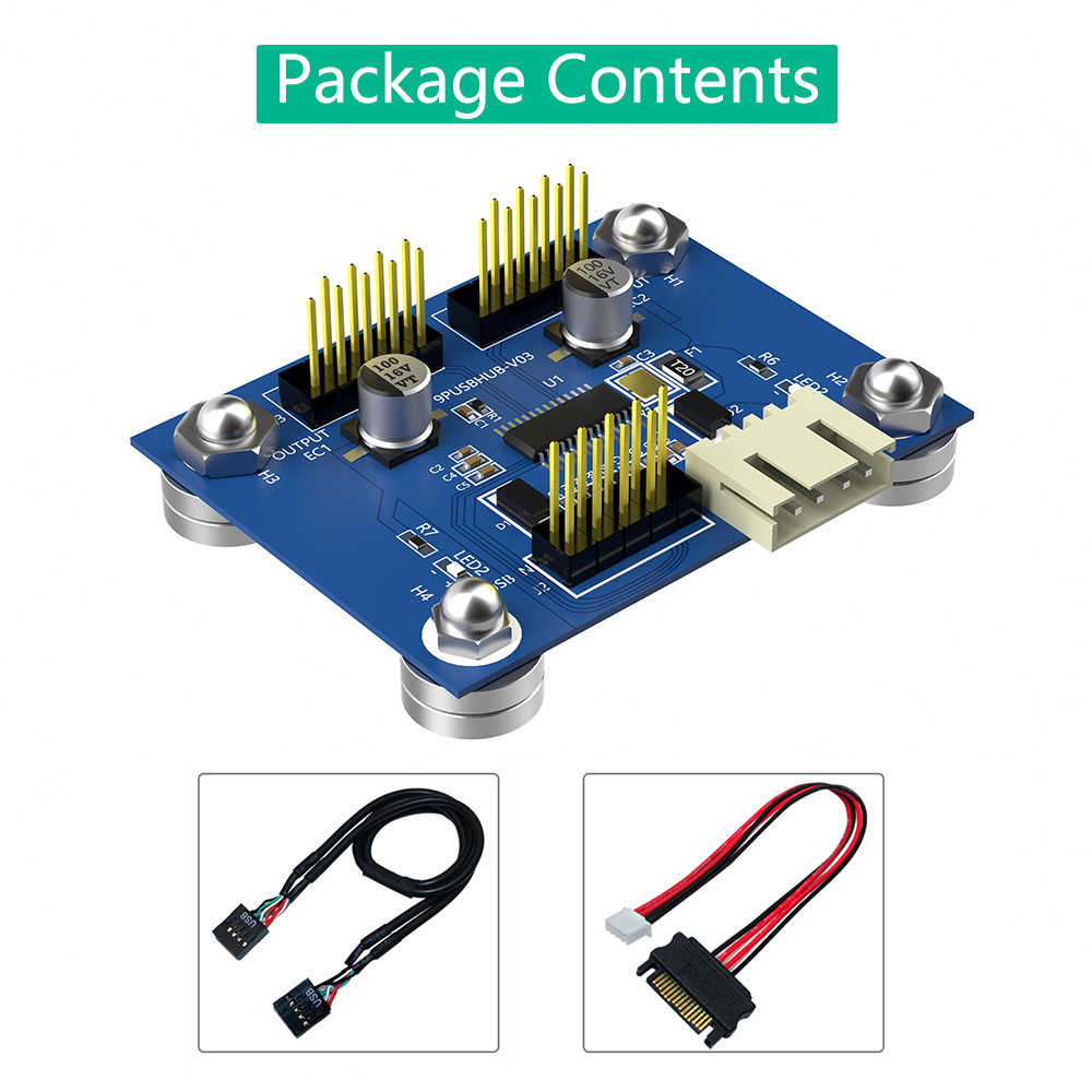 4-Port USB 2.0 Hub With Additional Power And Magnetic Base