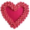 Buy cheap Heart Handmade Flowers From Fabric , Romantic Fabric Wedding Flowers from wholesalers