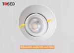 White Recessed Trimless Downlight Fixture 7 Watt Gu10 IP20 2 Year Warranty