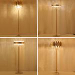 Luxury Modern Crystal Gold Stand Floor Lamp LED For Bedroom Living Room Crystal