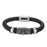 Buy cheap Wholesale custom fashion magnetic clasp handmade genuine mens leather bracelet from wholesalers