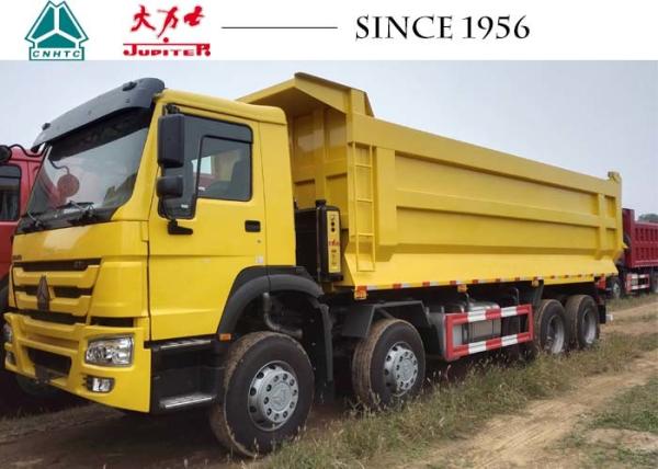 Buy cheap Sinotruk 30CBM HOWO 8x4 Dump Truck Low Oil Consumption Perfect Oil Performance from wholesalers