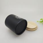 Hot Stamping Paper Composite Cans , Cork Lid Cardboard Tube DIY Gift Box