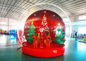 Wholesale Holiday Decoration Large Christmas Inflatable Snow Globe 3m To 8m Diameter from china suppliers