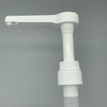 Maximum Dose White Plastic Chocolate Syrup Pump 30CC