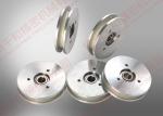 White Aluminum Ceramic Wire Roller oil winding wire guide pulley fine polishing