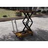 Buy cheap Portable Lightweight Double Scissor Lift Table Hand Operated 700 * 450 * 35mm from wholesalers