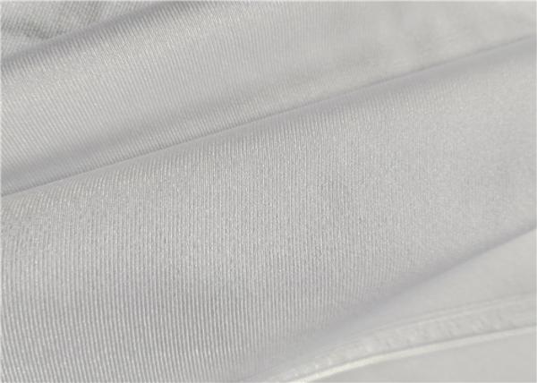 Buy cheap 320gsm White Shiny polyester spandex fabric Four way strech fabric for American football uniform from wholesalers