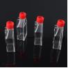 Buy cheap Polystyrene Tissue T25 Culture Cell Flasks Non Cytotoxic seal cap vent cap from wholesalers