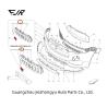 Buy cheap 670048789 Front Grille Assembly Black For Maserati Levante from wholesalers