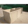 Buy cheap peacekeeping 76*150mm Fill Sand Hesco Blast Wall from wholesalers