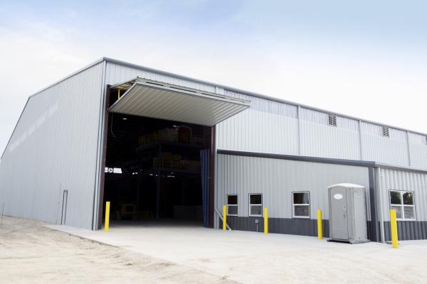 Buy cheap High Rise Steel Shed Construction Building With Sandwich Panel Wall Type from wholesalers