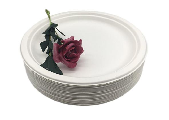Buy cheap 9 Inch Snack 100% Natural Sugarcane Compostable Plates from wholesalers
