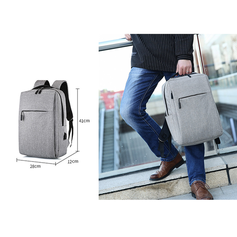 OEM Travel Business Laptop Backpack With USB Charging Port Men Smart Backpack
