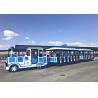 Buy cheap 3kw Tourist Train Rides Sightseeing Roundhouse Trackless Trains Customized Size from wholesalers