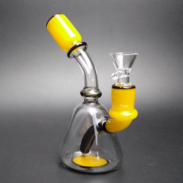 Buy cheap Small Cute Glass Water Piece Tobacco Glass Bongs / Party Bong With 14mm Male from wholesalers