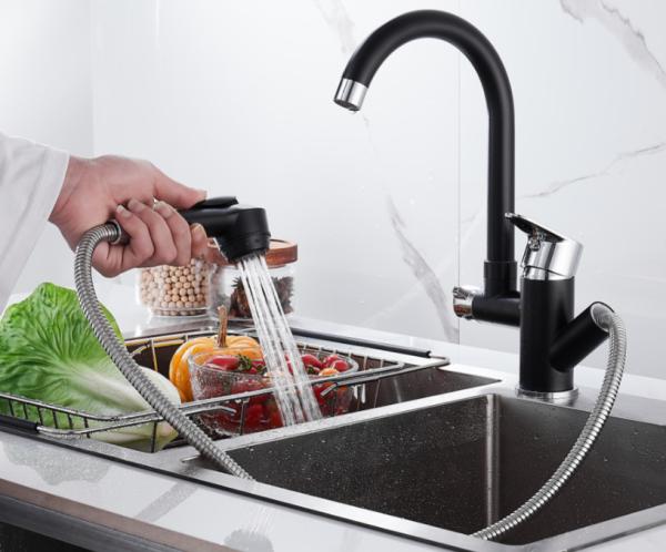 Buy cheap Household Pull Out 360° Rotatable Pressurized Sink Faucet from wholesalers