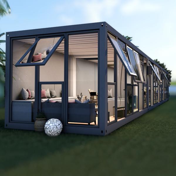 Buy cheap Carport Movable Prefab Container House 20ft Shipping Container Cabin from wholesalers