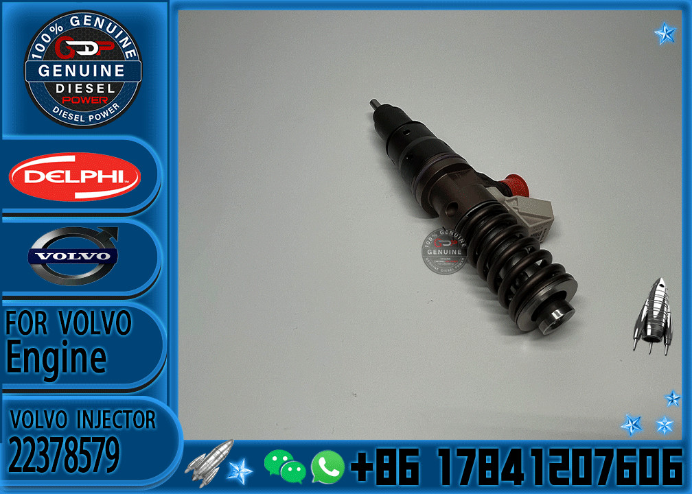 22378579 Diesel Engine Common Rail Fuel Injector BEBE1R18001 VOE22378579 for MY 2017 HDE13 TC HDE13 VGT