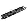 Buy cheap 1RU Horizontal Single Sided Cable Manager With Finger Duct Cat6 24AWG Metal / ABS from wholesalers