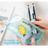 Buy cheap promotion zipper pencil bag, Waterproof and shockpfoof Triangular pencil bag silicone pencil bag students from wholesalers