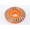 Buy cheap Snail Lock Segment Diamond Turbo Cup Wheel Orange Color 3800RPM Fast Grinding from wholesalers