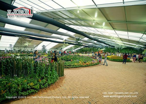 Buy cheap UV Resistant Huge Party Tent For Flower Show Wind Loading 100km / Hour from wholesalers