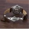 Buy cheap Manual Movement Waterproof Mechanical Watch Chronograph Black And White Dial from wholesalers