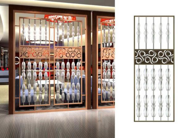 Buy cheap Black Stainless Steel Carved/ Engraved Mashrabiyia Panels For Hotels/Villa/Lobby Interior Decoration from wholesalers
