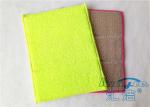 Microfiber Sponge Dish Pad Microfiber Kitchen Towels Yellow 20% Polyamide