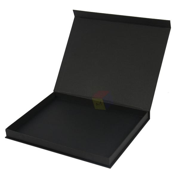 Luxury Black Magnetic Closure Album A4 Gift Cardboard Presentation Paper Box