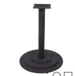 Industrial Cast Iron Table base Outdoor Dining Table Legs Black Powder Coated