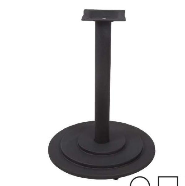 Buy cheap Round Cast Iron Restaurant Table Bases Heavy Duty With Dia 30" Base Size from wholesalers