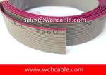 PVC Flat Ribbon Cable UL2651 #26AWG 26Pins 1.27mm Pitch Tinned Stranded Copper