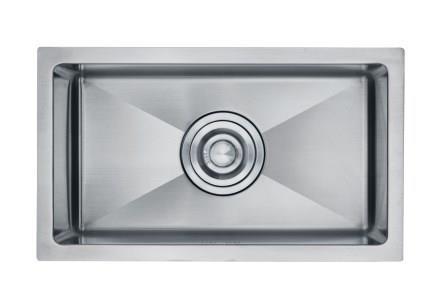 Handmade Stainless Steel Kitchen Sinks Arc Single Bowl Kitchen Sink Stainless