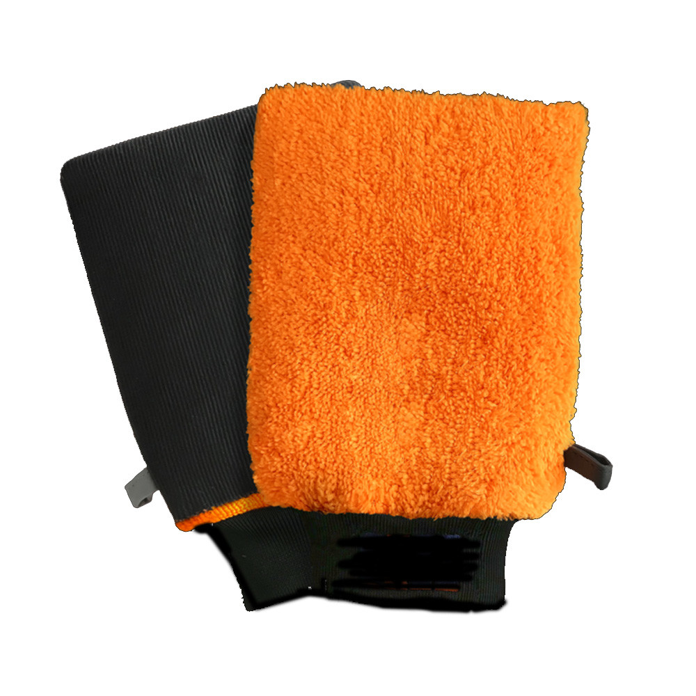 Red Gray Nanoskin Autoscrub Wash Mitt Car Detailing Clay Mitt