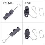 ADSS FTTH Type Anchor Drop Wire Clamp For Optic Fiber Cable Tension