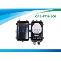Buy cheap 24 cores Fiber Optic Enclosures 2 port / 2×14 mm 4×12 mm Splicing Fiber Optic product