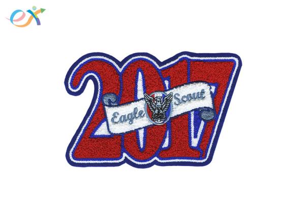 Buy cheap Clothing Garment Logo Custom Chenille Patches 2017 Word Embroidery Letters Design from wholesalers