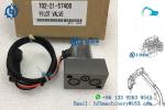 702-21-57400 Pilot Operated Solenoid Valve Komatsu Crawler Excavator Parts