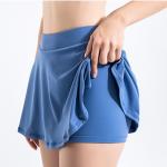 Ladies Sports Golf Pleated Tennis Skirt With Pockets High Waist Athletic Skorts