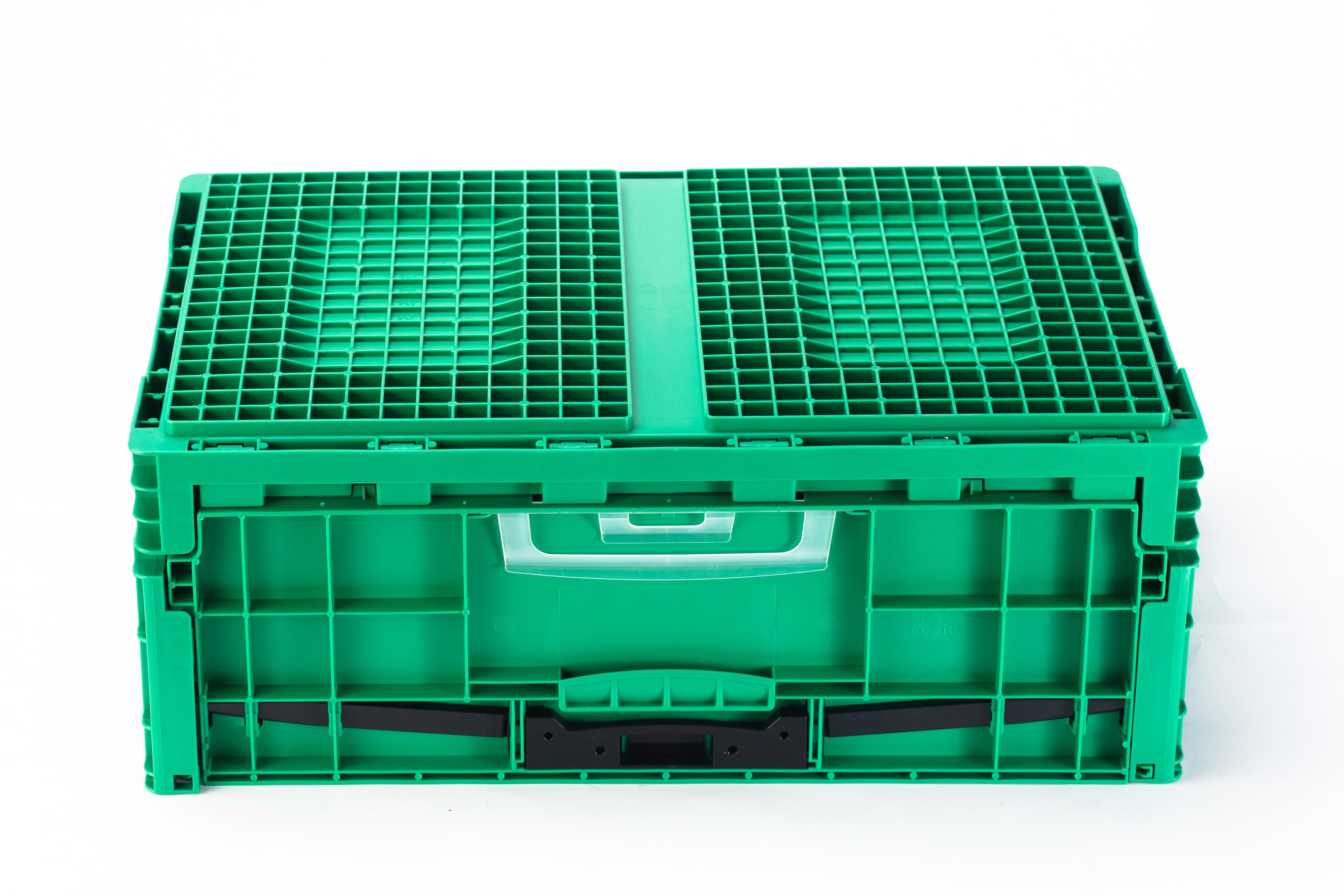 Foldable Plastic Crate for EU Turnover Crate Transport and Storage Customized Color