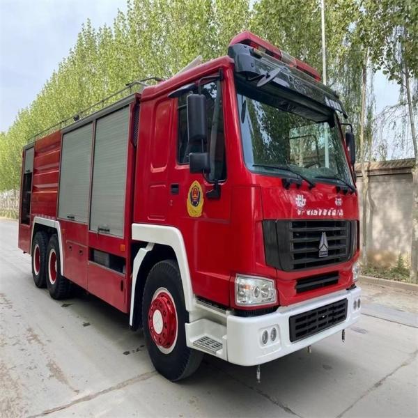 Buy cheap Good Condition Red Diesel Fuel Type Howo Fire Fighting Truck 16cbm Manual Transmission from wholesalers
